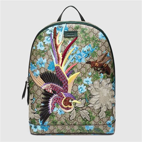 gucci flower print backpack|Gucci mini backpack cheap.